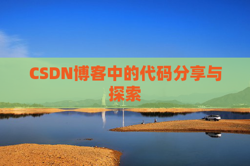 CSDN博客中的代码分享与探索